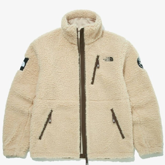 THE NORTH FACE(ザノースフェイス)の2XＬノースフェイスリモフリースジャケットベージュボアジャケット メンズのジャケット/アウター(ブルゾン)の商品写真