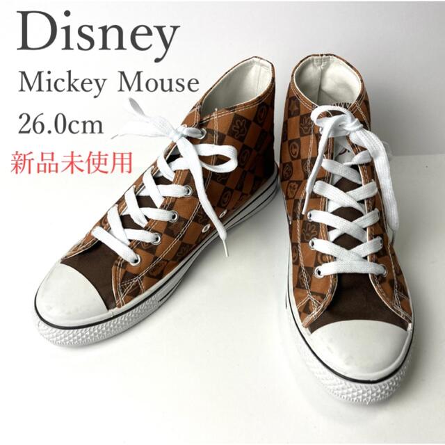 Disney Disney ディズニー ミッキー ハイカットスニーカー モノグラム おしゃれの通販 By Yu S Shop ディズニーならラクマ