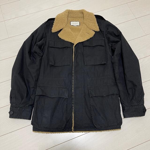 注目ブランド 【美品】GUCCI - Gucci コート Jackets Plain Fur Faux