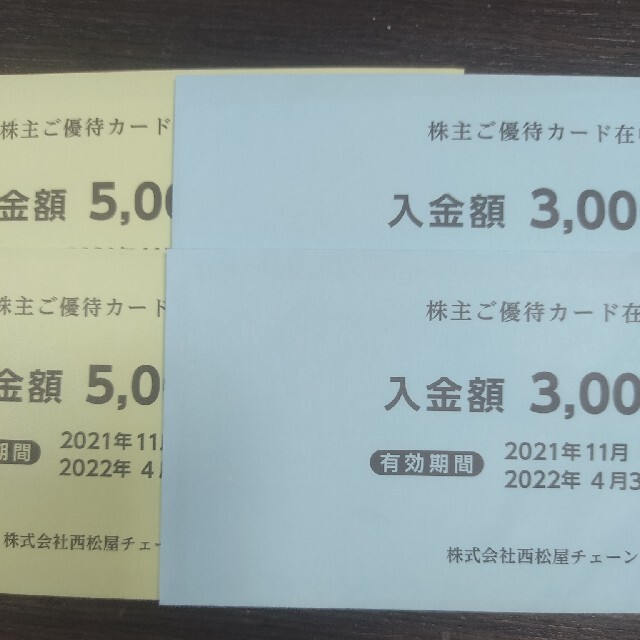 西松屋(ニシマツヤ)の西松屋 株主優待 チケットの優待券/割引券(ショッピング)の商品写真