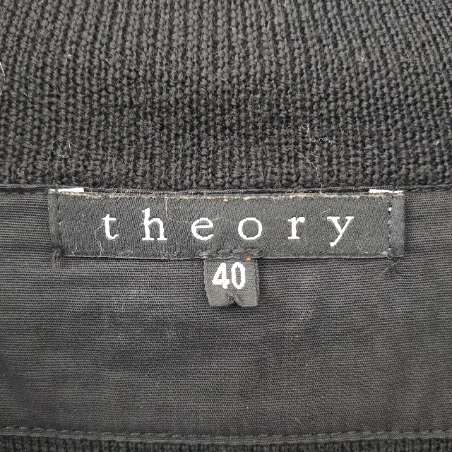 theory(セオリー)のTheory セオリー　ドライバーズニット　ハーフジップ　エルボーパッチ　肘あて メンズのトップス(ニット/セーター)の商品写真