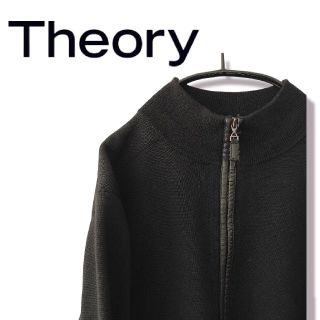 セオリー(theory)のTheory セオリー　ドライバーズニット　ハーフジップ　エルボーパッチ　肘あて(ニット/セーター)