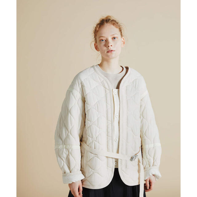 レディースF/CE. wool quilt liner jacket