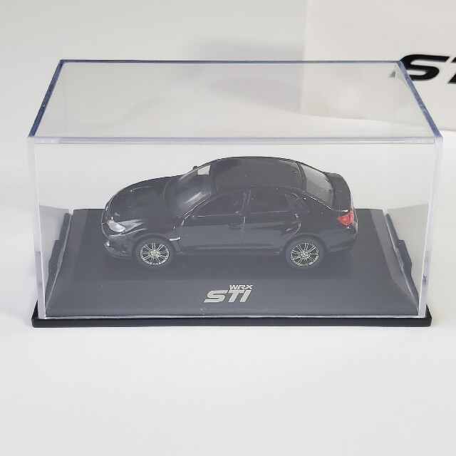 スバル(スバル)のSUBARU WRX STI ミニカー(BLACK) エンタメ/ホビーのおもちゃ/ぬいぐるみ(ミニカー)の商品写真