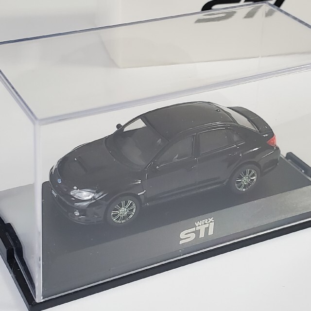 スバル(スバル)のSUBARU WRX STI ミニカー(BLACK) エンタメ/ホビーのおもちゃ/ぬいぐるみ(ミニカー)の商品写真