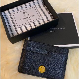 ANYA HINDMARCH - 新品 アニヤハインドマーチ カードケース 黒 ニコ