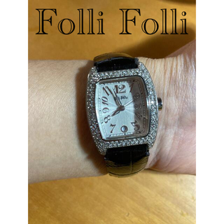 フォリフォリ 黒 腕時計(レディース)の通販 100点以上 | Folli Follie 