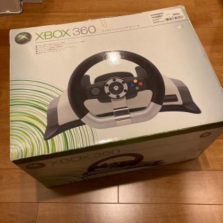 マイクロソフト(Microsoft)の【will様】xbox360 純正ワイヤレスレーシングホイール　(その他)