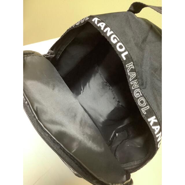 KANGOL(カンゴール)のカンゴールリュック　黒 レディースのバッグ(リュック/バックパック)の商品写真