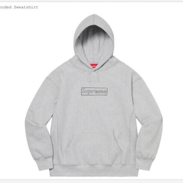 定番  Supreme - KAWS Chalk Logo Hooded Sweatshirt Sサイズ パーカー