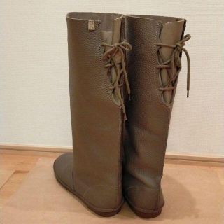 コース(KOOS)の【美品】KOOS  コース　バレンタイン　バックレースアップ　ロングブーツ　38(ブーツ)