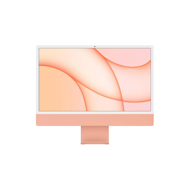 Mac (Apple)(マック)の【未開封】iMac 24インチ　M1チップ搭載　オレンジ スマホ/家電/カメラのPC/タブレット(デスクトップ型PC)の商品写真