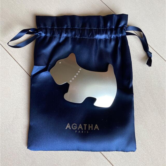 AGATHA(アガタ)の【新品未使用】AGATHA テリア バレッタ 専用ギフト袋付 レディースのヘアアクセサリー(バレッタ/ヘアクリップ)の商品写真