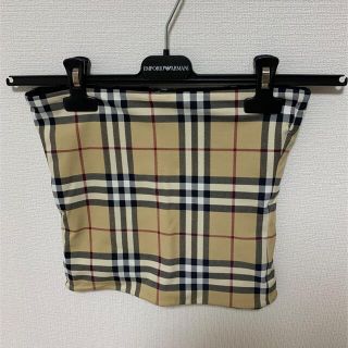 バーバリー(BURBERRY)のBURBERRY チューブトップ(ベアトップ/チューブトップ)