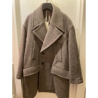 コモリ(COMOLI)のyoke OVERSIZED DOUBLE BREASTE HALF COAT (チェスターコート)