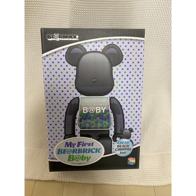 BE@RBRICK B@BY  BLACK CHROME 100% & 400%