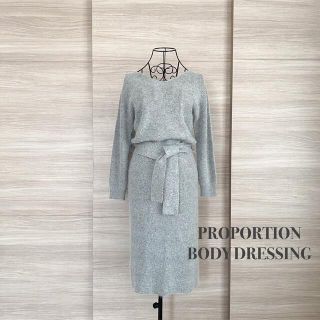 プロポーションボディドレッシング(PROPORTION BODY DRESSING)のプロポーションボディドレッシング　サッシュベルトタイトワンピース(ひざ丈ワンピース)