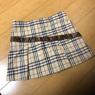 バーバリー(BURBERRY)のBURBERRY  子供用スカート　ノヴァチェック【難あり】(スカート)