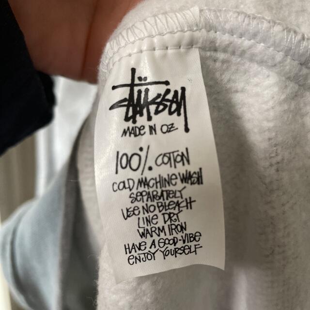 90s old stussy スウェット　ストックロゴ　OZ製　紺タグ