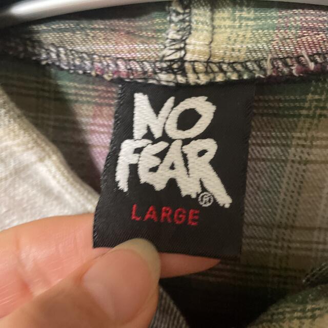 NO FEAR(ノーフィアー)の90s NO  FEAR オンブレ　チェック　パーカー　vintage メンズのジャケット/アウター(その他)の商品写真