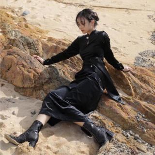 Bubbles - MELT THE LADY パールタックロングドレスの通販 by