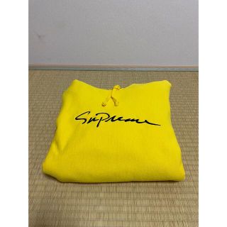 シュプリーム(Supreme)の送料込み supreme パーカー 黄色S  美品(パーカー)