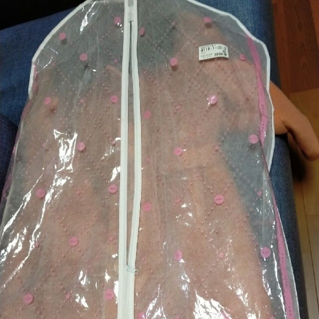 IMAGE(イマージュ)のサーモンピンクのキュートなコート レディースのジャケット/アウター(ロングコート)の商品写真