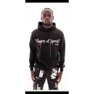 オフホワイト(OFF-WHITE)の値下ICA 限定 VIRGIL ABLOH パーカー ヴァージル　Lサイズ(パーカー)