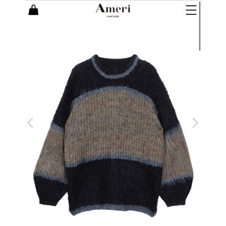 アメリヴィンテージ(Ameri VINTAGE)の【Ameri VINTAGE】MOHAIR BICOLOR LOOSE KNIT(ニット/セーター)