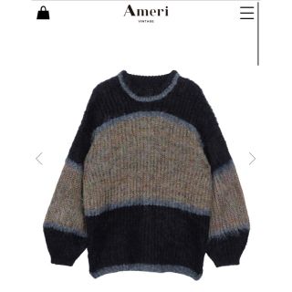 アメリヴィンテージ(Ameri VINTAGE)の【Ameri VINTAGE】MOHAIR BICOLOR LOOSE KNIT(ニット/セーター)