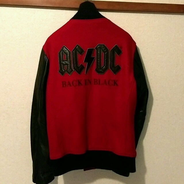 ACDC 本革 スタジアムジャンパー