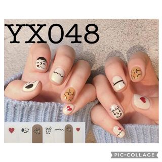 単品購入可 在庫1枚♡スヌーピー柄♡ジェルネイルシール 3D ハンド MY