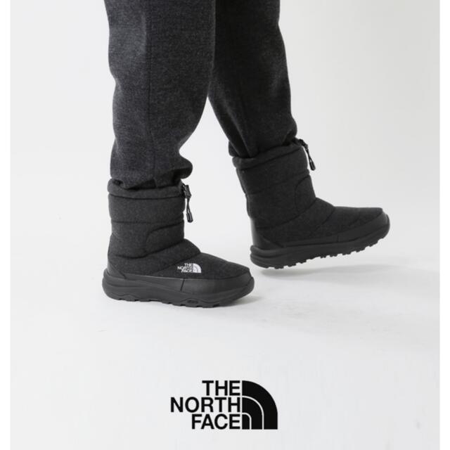 ノースフェイス スノーブーツNuptse Bootie Wool Vヌプシ - ブーツ