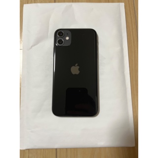 アップル(Apple)のiPhone11 128GB ブラック(スマートフォン本体)