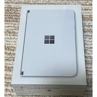 マイクロソフト(Microsoft)の【新品未開封】Surface duo 256gb SIMロック解除コード付き(スマートフォン本体)