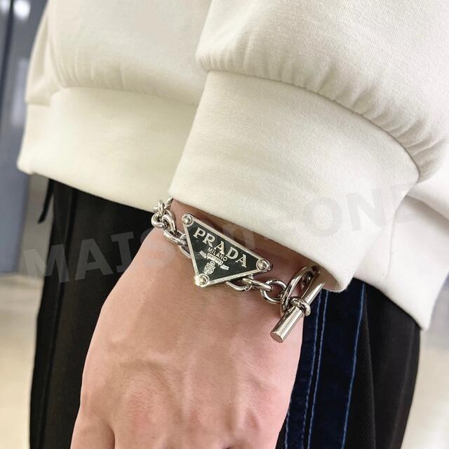 PRADA プラダ シンボル ブレスレット 銀 www.starsmiles.com.au