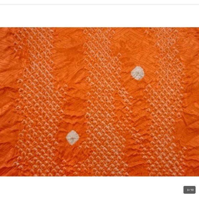 正絹　本絞り　抽象模様絵　羽織　着丈78cm 裄64cm レディースの水着/浴衣(着物)の商品写真
