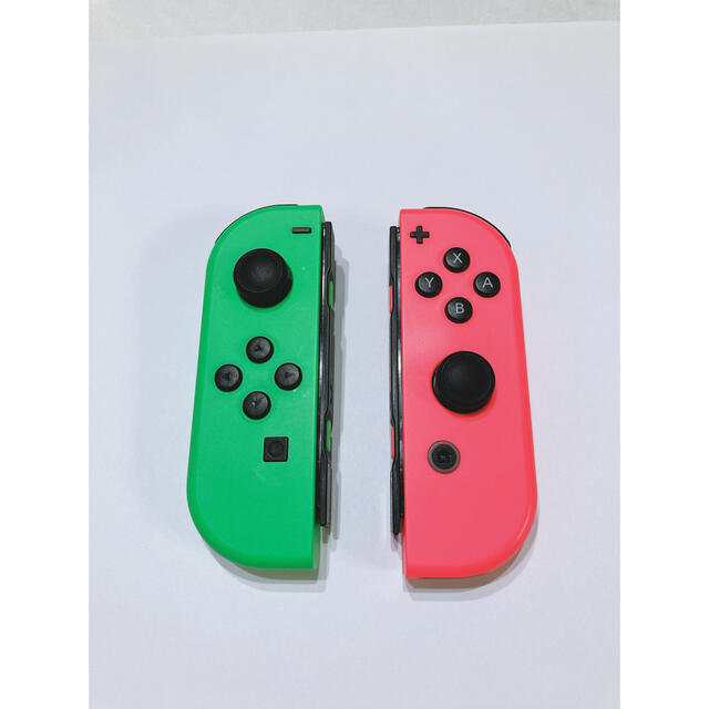 Nintendo Switch ジョイコン　ネオングリーン×ネオンピンク