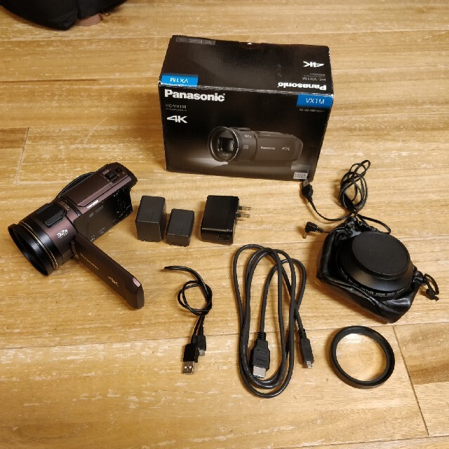 日本製 パナソニック　ビデオカメラ　HC-VX1M　4K ビデオカメラ
