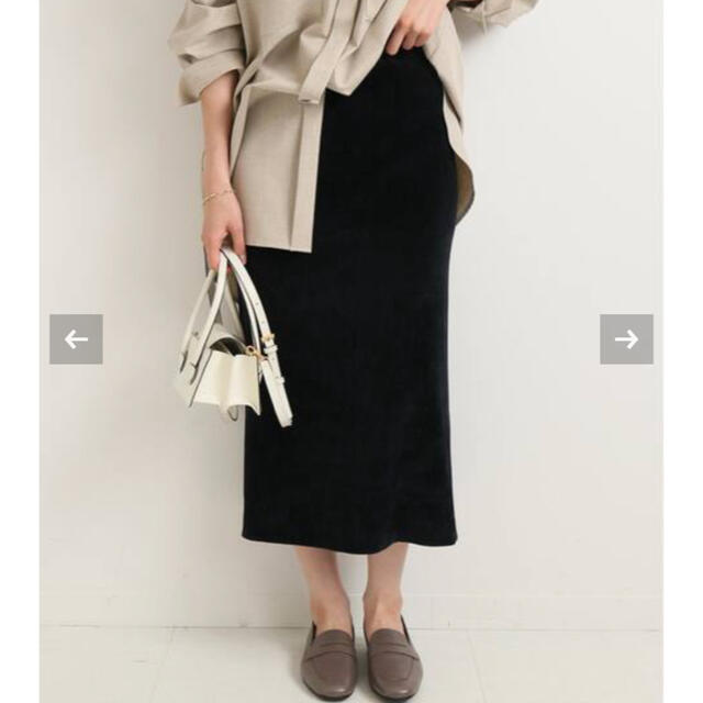 IENA(イエナ)のIENA コーデュロイジャージスカート レディースのスカート(ロングスカート)の商品写真