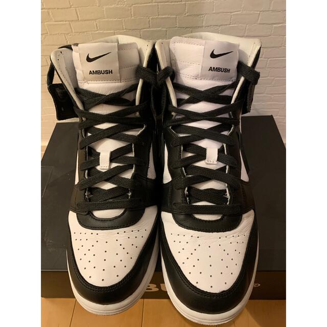 AMBUSH × NIKE DUNK HIGH "BLACK" 27cm