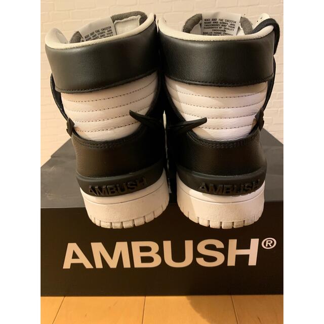 AMBUSH × NIKE DUNK HIGH "BLACK" 27cm