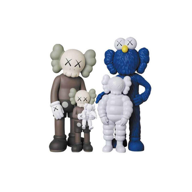 エンタメ/ホビーKAWS Family Brown Blue White