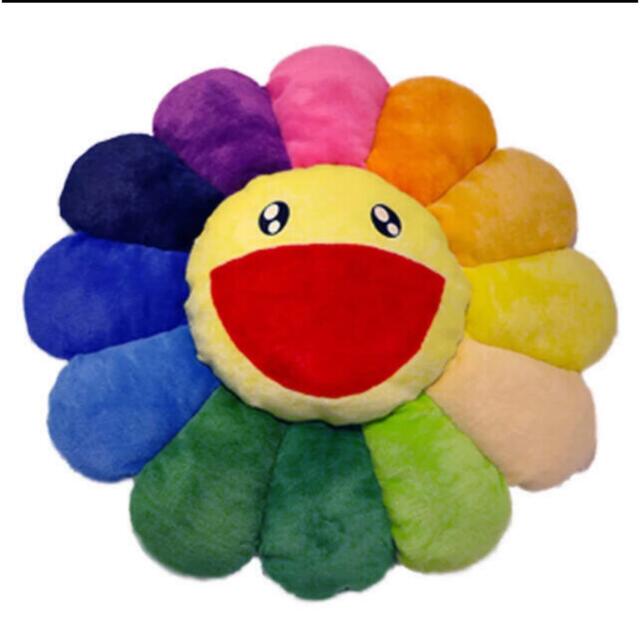 村上隆 Flower Cushion Rainbow 1m お花  レインボー エンタメ/ホビーのおもちゃ/ぬいぐるみ(キャラクターグッズ)の商品写真