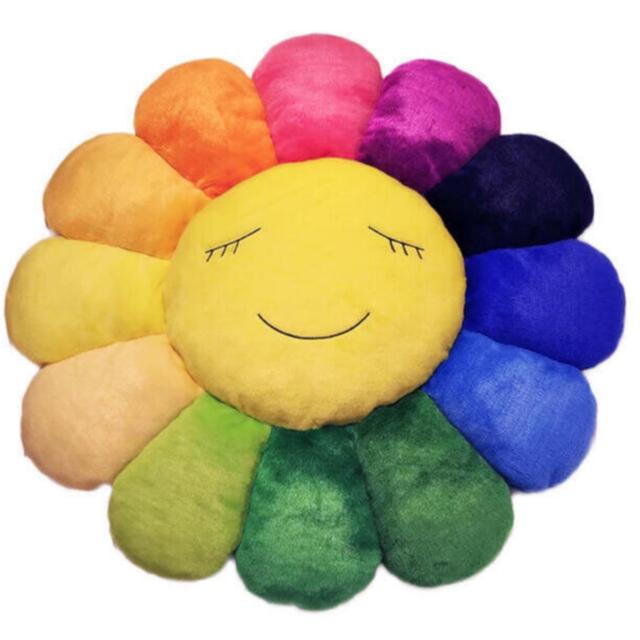 村上隆 Flower Cushion Rainbow 1m お花  レインボー エンタメ/ホビーのおもちゃ/ぬいぐるみ(キャラクターグッズ)の商品写真