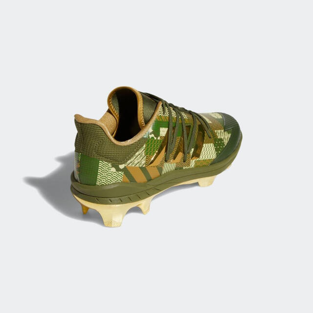 adidas(アディダス)のアディダス　アディゼロ　アフターバーナー7 野球　スパイク　迷彩　ゴールド スポーツ/アウトドアの野球(シューズ)の商品写真
