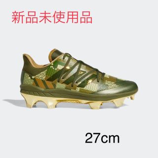 アディダス(adidas)のアディダス　アディゼロ　アフターバーナー7 野球　スパイク　迷彩　ゴールド(シューズ)