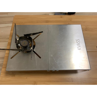イワタニ(Iwatani)のイワタニ　ジュニアコンパクトバーナー　遮熱テーブルセット(調理器具)