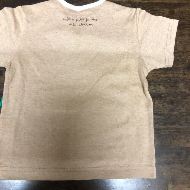 BeBe(ベベ)のBeBeオーガニックコットンTシャツ✨新品未使用✨＋ティシャツ3枚 キッズ/ベビー/マタニティのベビー服(~85cm)(Ｔシャツ)の商品写真