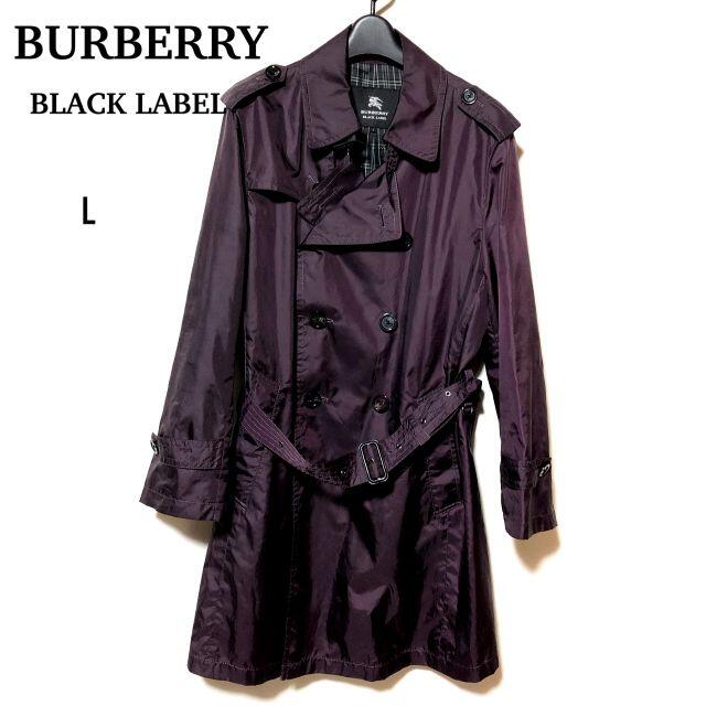 BURBERRY BLACK LABEL トレンチコート ナイロン-